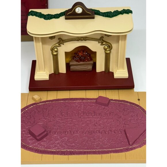 VTG 1993 Hallmark Keepsake Ornament | The Bearingers Fireplace with Floor Base - Picture 6 of 10
